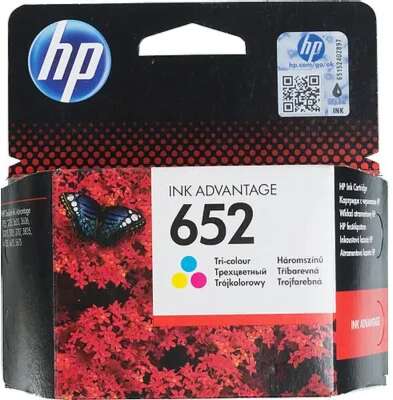 HP F6V24AE Картридж №652, Color {DJ IA 1115/2135/3635/4535/3835/4675 (200стр.)}