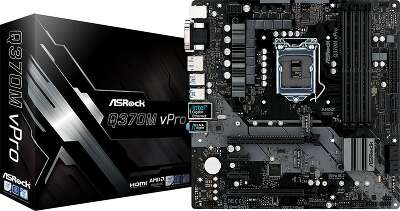 Материнская плата microATX LGA1151 ASRock Q370M vPro