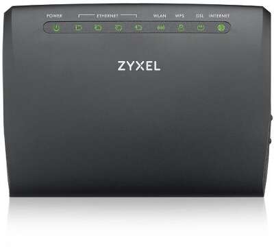 Модем xDSL Zyxel AMG1302-T11C-EU01V1F Wi-Fi ADSL2+ Annex A/I/J/L/M VPN Firewall +Router внешний черный