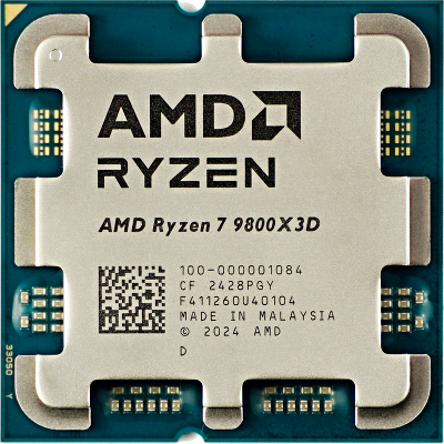 Процессор/ APU AM5 AMD Ryzen 7 9800X3D (Granite Ridge AM5,8C/16T, 4.7/5.2GHz, 96MB, 120W, Radeon Graphics) OEM
