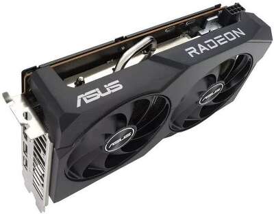 Видеокарта Asus PCI-E AMD Radeon RX 7600 8G DUAL OC V2 (8Gb/GDDR6/128 bit/DP, HDMI) RTL (DUAL-RX7600-O8G-V2)