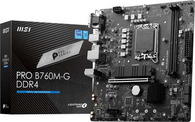 Материнская плата mATX LGA1700 MSI PRO B760M-G DDR4