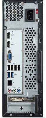 Компьютер Acer Aspire XC-895 SFF i5 10400/4/1000/256 SSD/Linux,черный