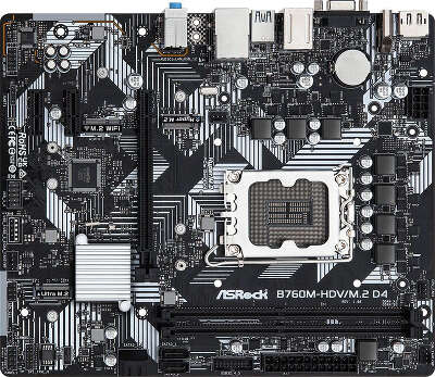 Материнская плата mATX LGA1700 ASRock B760M-HDV/M.2 D4