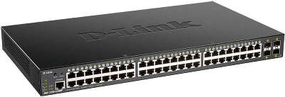 Коммутатор D-link DGS-1250-52XMP, 48x1000, SFP+ 4x10000