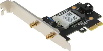 Сетевой адаптер Wi-Fi + Bluetooth Asus PCE-AX1800 AX1800 PCI Express (ант.внеш.съем) 2ант.