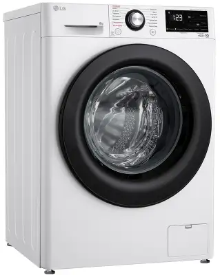 Стиральная машина LG F2V3PS6W класс: A загр.фронтальная макс.:8кг белый инвертер