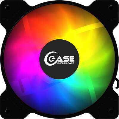Вентилятор Powercase M2_6P, 120мм, 1200rpm, 29.6 дБ, 6-pin, 1шт, ARGB