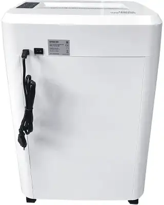 Шредер Office Kit S243N 3,9х38 белый (секр.P-4) фрагменты 35лист. 35лтр. скрепки скобы пл.карты CD