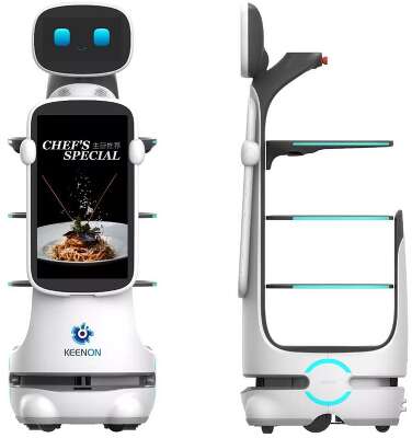 Сервисный робот-доставщик Keenon Robotics модели Dinerbot T10