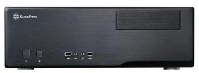 Корпус Silverstone SST-GD05B-USB3.0 USB 3.0 Grandia HTPC Micro ATX Computer Case, Silent High Airflow Performance, black