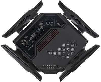 Маршрутизатор ASUS GT-BE98 WiFi 7 2х10G 4х2.5G 1G 2xUSB 11529+5764+5764+1376Mbps 6GHz/5GHz/2.4GHz