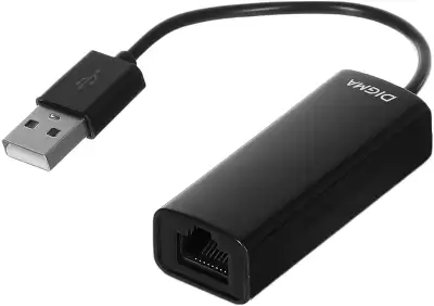 Сетевой адаптер Fast Ethernet Digma D-USB2-LAN100 USB 2.0