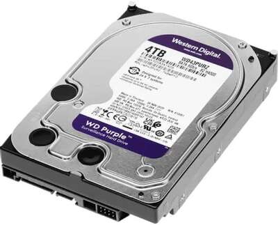 4TB WD Purple (WD43PURZ) {Serial ATA III, 5400- rpm, 256Mb, 3.5"}