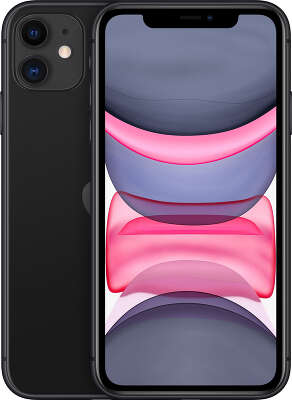 Смартфон Apple A2221 iPhone 11 128Gb 4Gb черный моноблок 3G 4G 1Sim 6.1" 828x1792 iOS 15 12Mpix 802.11 a/b/g/n/ac/ax NFC GPS GSM900/1800 GSM1900 Protect