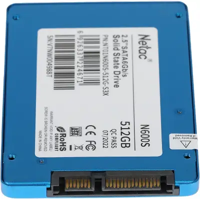Накопитель SSD Netac SATA-III 512GB NT01N600S-512G-S3X N600S 2.5