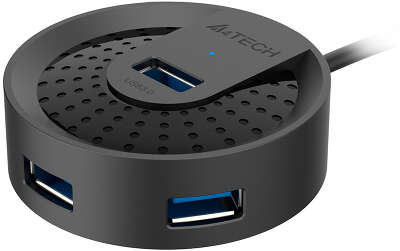 Разветвитель USB 3.0 A4Tech HUB-30C 4порт. черный