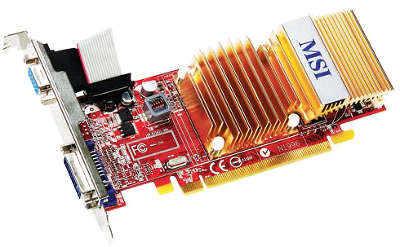 Видеокарта PCI-E AMD RadeOn HD4350 512MB DDR2 MSI [R4350-D512H] OEM
