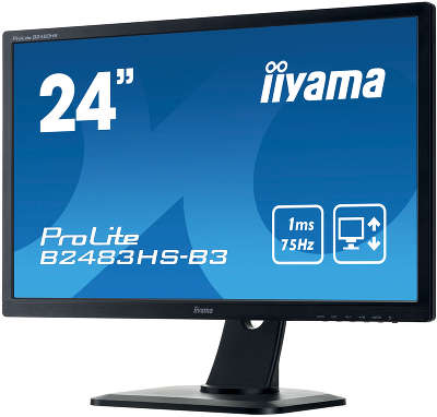 Монитор Iiyama 24" ProLite B2483HS-B3 черный VA