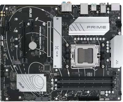 ASUS PRIME B650-PLUS (Socket AM5, ATX, 4xDDR5(128GB), DP/HDMI 2.1, 2xPCIe 4.0x16/2xPCIe 4.0, 1xLAN (2.5GbE), 4xSATA 6Gb/s, 2xM.2, 1xM.2 E key, 1xType-C, 5xUSB 3.2, 2xUSB 2.0)