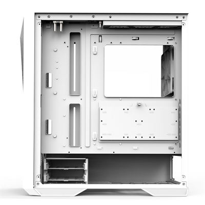 Корпус ZALMAN Z9 Iceberg MS, EATX, WHITE, WINDOW, 4x3.5", 5x2.5", 2xUSB2.0, 2xUSB3.0, 1xUSB 3.1 Gen2 Type-C, FRONT 3x140mm ARGB, REAR 1x140mm ARGB