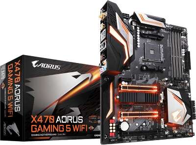 Материнская плата ATX LGAAM4 GIGABYTE X470 AORUS GAMING 5 WIFI