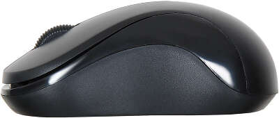 Мышь Оклик 605SW черный оптическая 1200dpi беспров. USB для ноутбука 3but (384108)