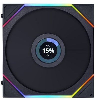Вентилятор LIAN LI UNI FAN TL LCD 120mm 1900RPM sRGB Black (1pcs)