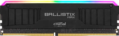 Модуль памяти DDR4 DIMM 8Gb DDR4000 Crucial Ballistix MAX RGB Black (BLM8G40C18U4BL)