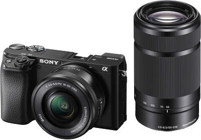 Цифровая фотокамера Sony Alpha 6100 Black Double Kit (16-50 мм, 55-210мм)