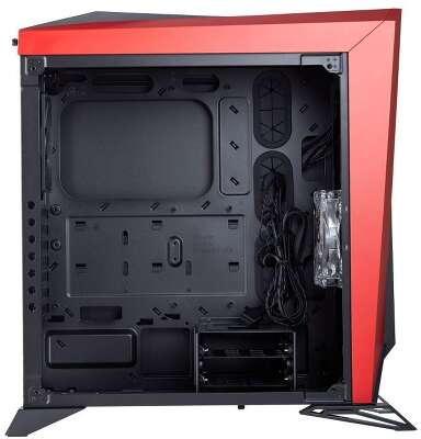 Корпус Corsair Carbide SPEC-OMEGA, черный/красный, ATX, Без БП (CC-9011120-WW)