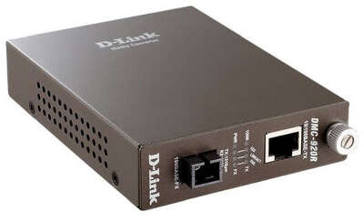 Медиаконвертер D-Link DMC-920R/B10A WDM 1x10/100Base-TX 1x100Base-FX SC ТХ:1310nm RX:1550nm SingleMode 20km