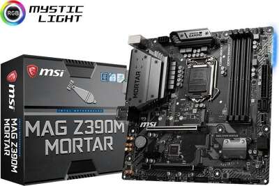Материнская плата microATX LGA1151v2 MSI MAG Z390M MORTAR