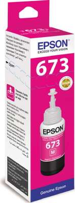 Контейнер EPSON T6733 с пурпурными чернилами для L800