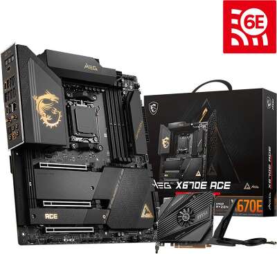 Материнская плата EATX LGAAM5 MSI MEG X670E ACE
