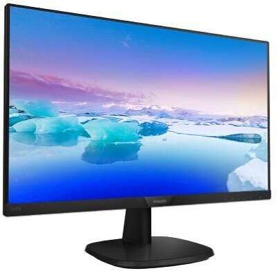 Монитор Philips 23.8" 243V7QJABF (00/01) черный IPS LED 16:9 HDMI M/M матовая 1000:1 250cd 178гр/178гр 1920x1080 75Hz VGA DP FHD 3.5кг
