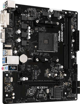 Материнская плата microATX LGAAM4 ASRock AB350M-HDV R3.0