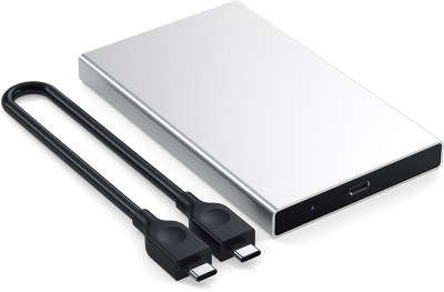 Внешний корпус для HDD/SDD 2.5" Satechi Aluminum USB-C External HDD Enclosure, Silver [ST-TCDES]