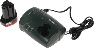 Дрель-шуруповерт Metabo Powermaxx BS Basic Set с набором оснастки аккум. патрон:быстрозажимной (кейс в комплекте) (600080880)