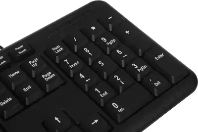 Клавиатура Оклик 90M черный USB (402127) кабель 1.35м