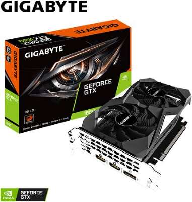 Видеокарта GIGABYTE NVIDIA nVidia GeForce GTX 1650 D5 4G 4Gb DDR6 PCI-E DVI, 2HDMI, DP