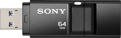 Модуль памяти USB3.0 Sony USM64XB 64 Гб, чёрный
