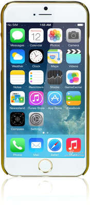Чехол для iPhone 6/6S Bling My Thing Swarovski Extravaganza, Gold Heart [ip6-ev-glh-lcc]