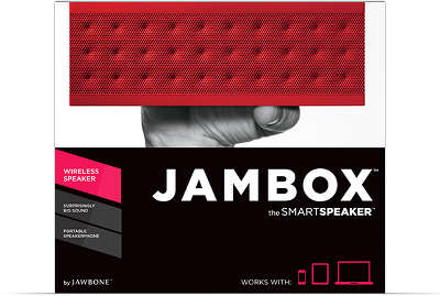 Беспроводная акустическая система Jawbone Jambox, красная [JBE02a-EMEA]