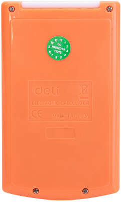 Калькулятор карманный Deli E39217/OR оранжевый 8-разр.