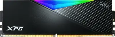 Память DDR5 2x32GB 6000MHz A-Data AX5U6000C3032G-DCLARBK XPG Lancer RGB RTL Gaming PC5-48000 CL30 DIMM 288-pin 1.35В kit dual rank с радиатором Ret