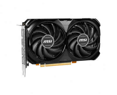 Видеокарта MSI PCI-E nVidia GeForce RTX 4060 8G VENTUS 2X (8Gb/GDDR6/128 bit/HDMI, DP) RTL (RTX 4060 VENTUS 2X BLACK 8G OC)