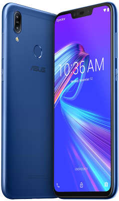 Смартфон ASUS ZenFone MAX M2 ZB633KL 32Gb ОЗУ 3Gb, Blue (90AX01A1-M00060)