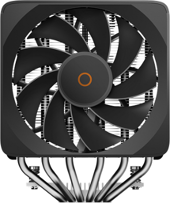 Кулер для процессора Ocypus Delta A62 EX BK Digital, 2x120mm ARGB FAN, Top Display Panel, 6 HEAT PIPES, 4-PIN PWM, 600-1800 RPM, 31DBA, HYDRO BEARING, LGA115X/1200/1700/18XX, AM4/AM5