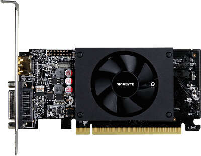 Видеокарта GIGABYTE nVidia GeForce GT710 1Gb DDR5 PCI-E DVI, HDMI